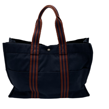Hermes Toile Fourre Toute PM, Blue