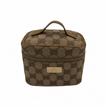 Gucci Mini-Kosmetikkoffer, Beige