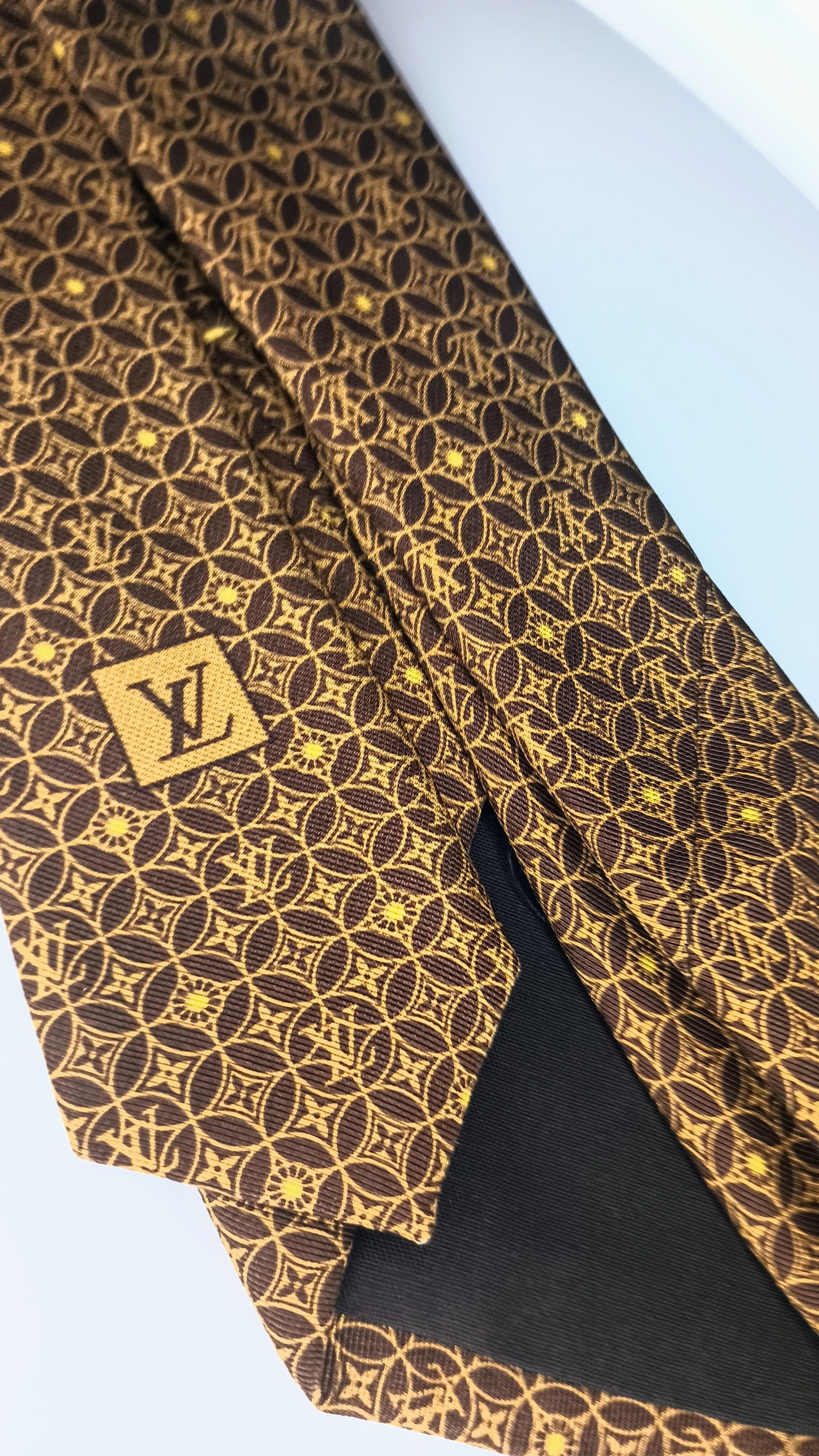 Louis Vuitton 100% Silk Men's Neck Tie