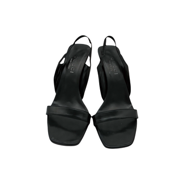 Authentic, Pre-owned Gucci SlingBack Monogram Wedge-heeled Sandals, 35.5