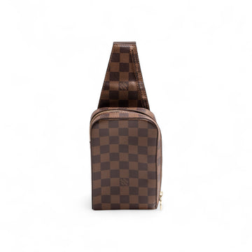 Authentic, Pre-owned Louis Vuitton Ebene Damier Geronimos Sling Blag