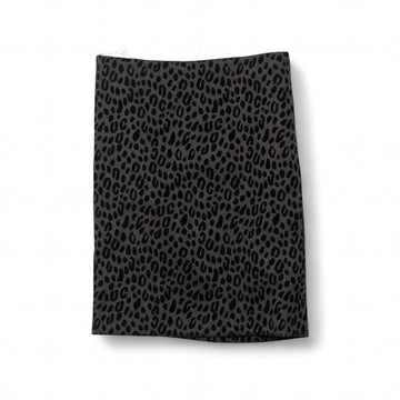 Authentic, Pre-owned Versace Cheetah Print Skirt, Black, EU 40