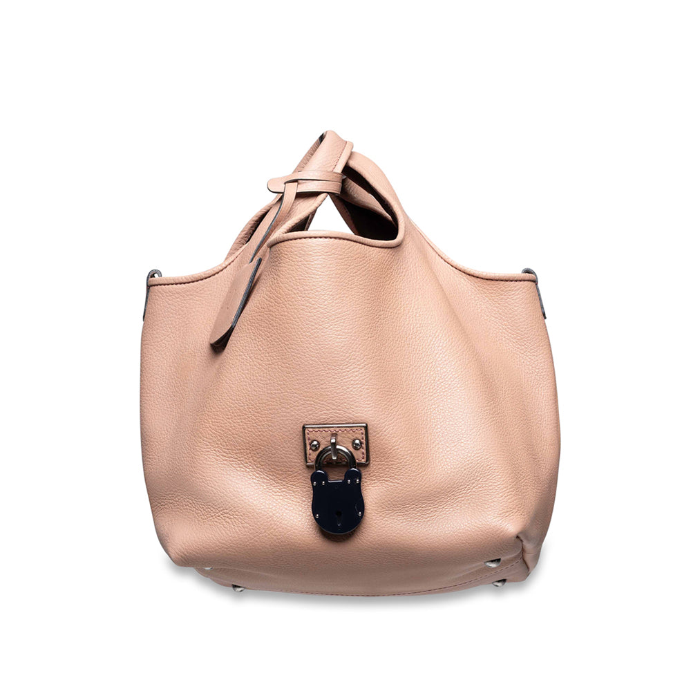 Bolso tote Loewe Calle Lock, rosa