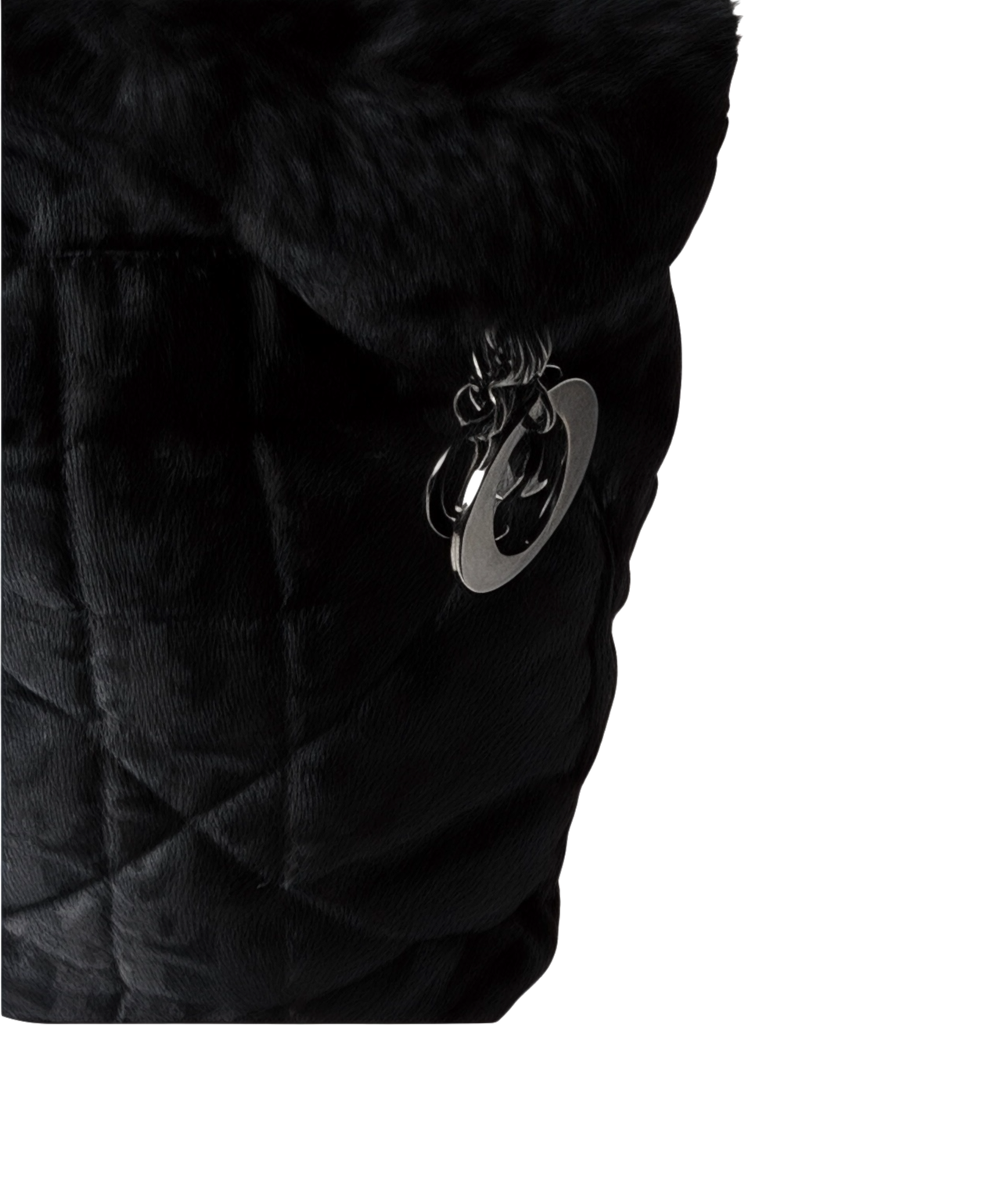 Bolso con ribete de piel de Christian Dior