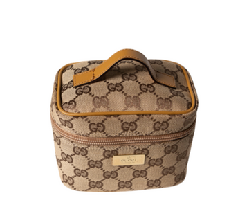 Gucci Mini-Kosmetikkoffer, Beige