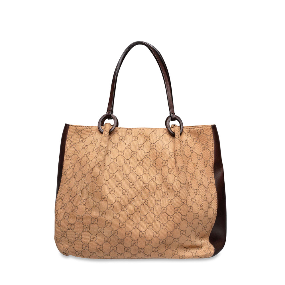 Bolso tote con monograma vintage de Gucci