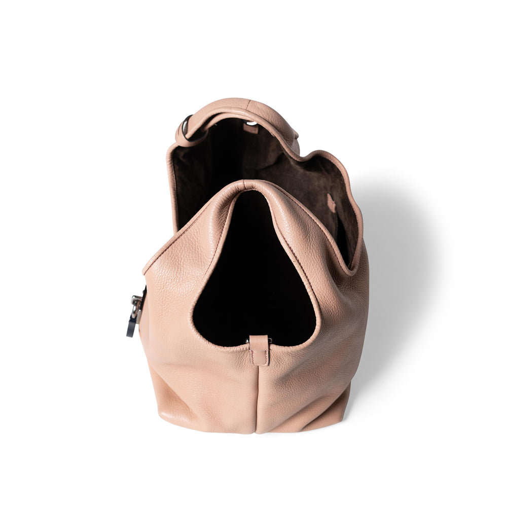Bolso tote Loewe Calle Lock, rosa