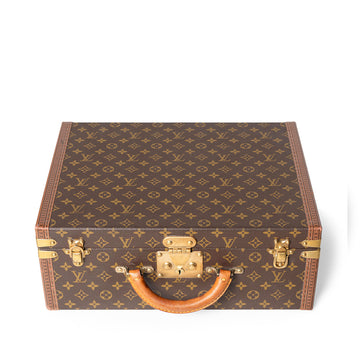Maletín baúl del presidente vintage de Louis Vuitton, estuche