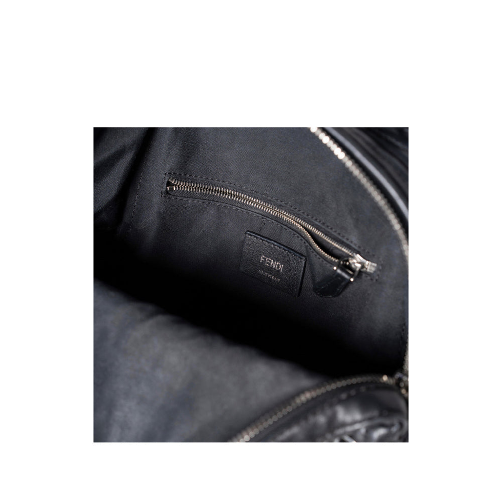 Mochila de piel Fendi By The Way, color negro