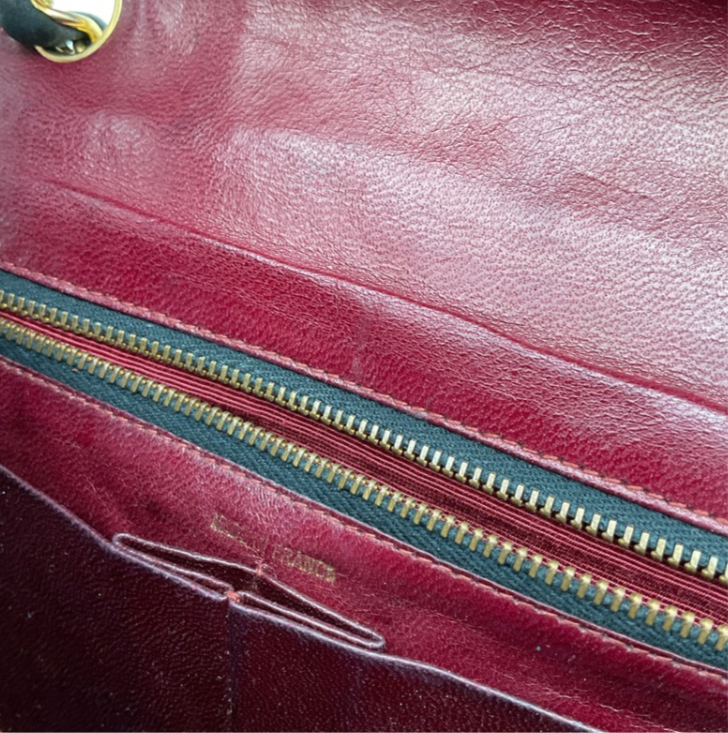 Chanel 2.55 Vintage, vertikale, gesteppte Lammleder-Flap-Tasche