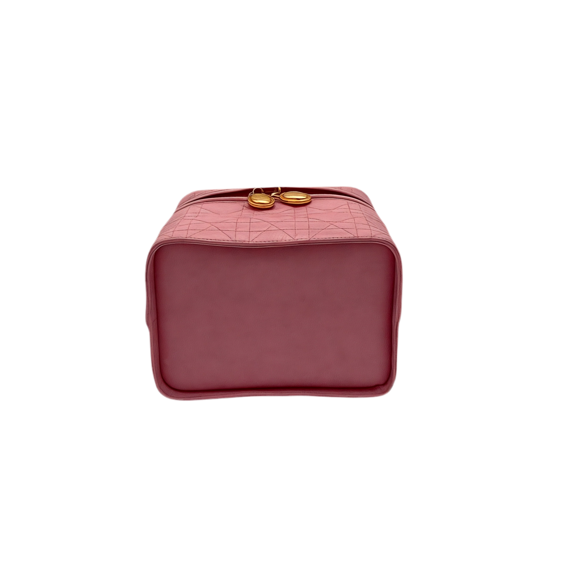 Christian Dior Vintage Lady Dior Cannage Kosmetiktasche, Rosa