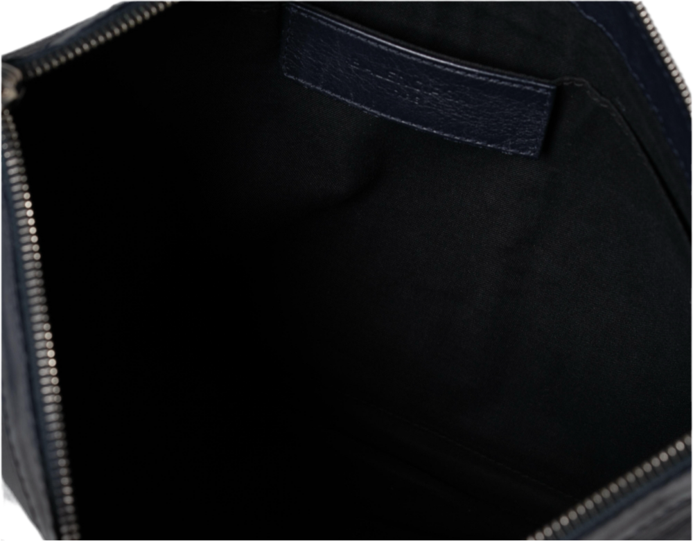 Bolso de mano unisex de piel Balenciaga, negro