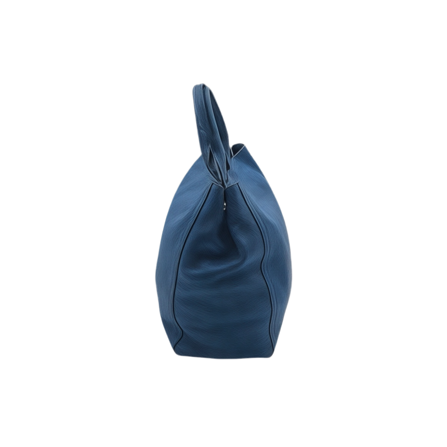 Authentic, Pre-owned Prada Vitello Daino Cobalt Tote Bag