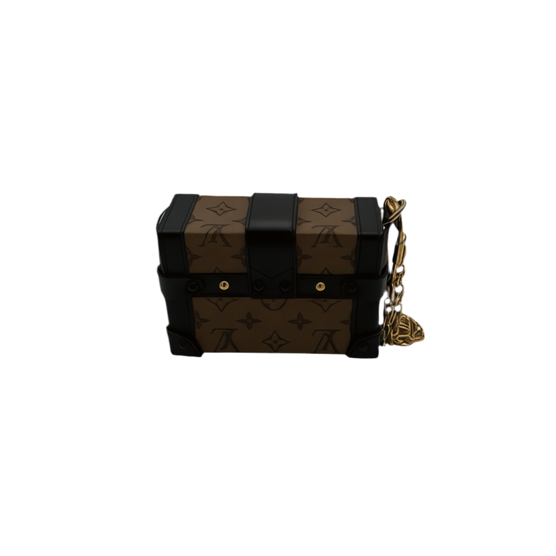 Authentic, Pre-owned Louis Vuitton Monogram Reverse  Essential Trunk/ Mini Bag