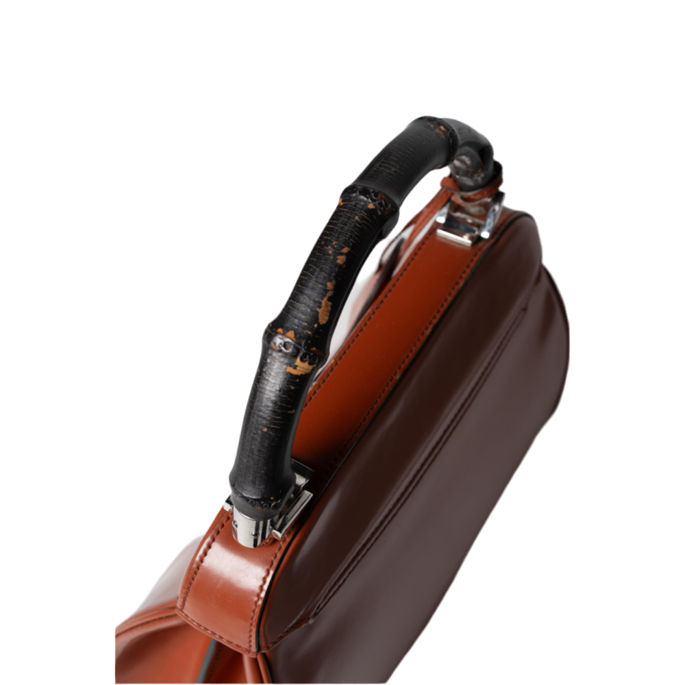 Gucci Bamboo Top- handle Lady Lock Bag