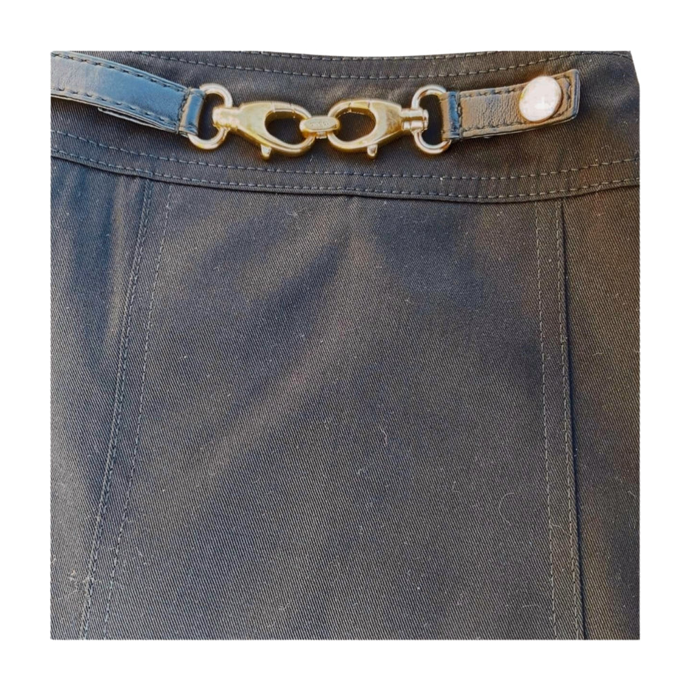 Minifalda plisada Gucci, negra, talla 42