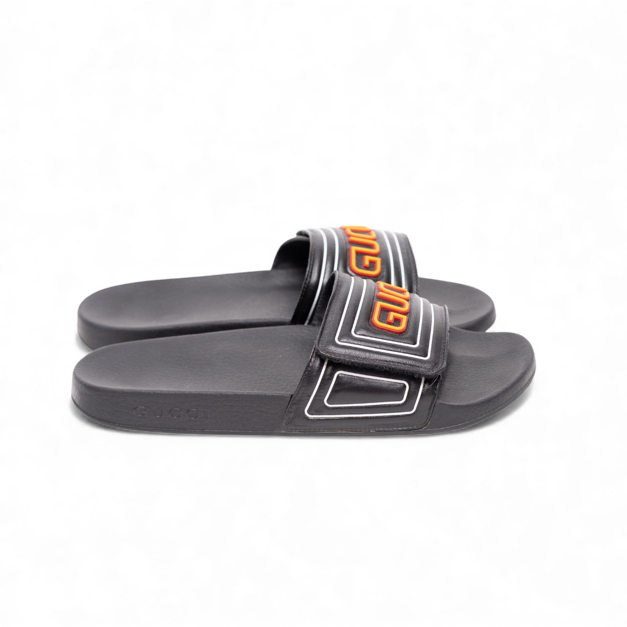 Authentic, Pre-owned Men’s Authentic, Pre-owned Gucci Pool Slides, EU 10