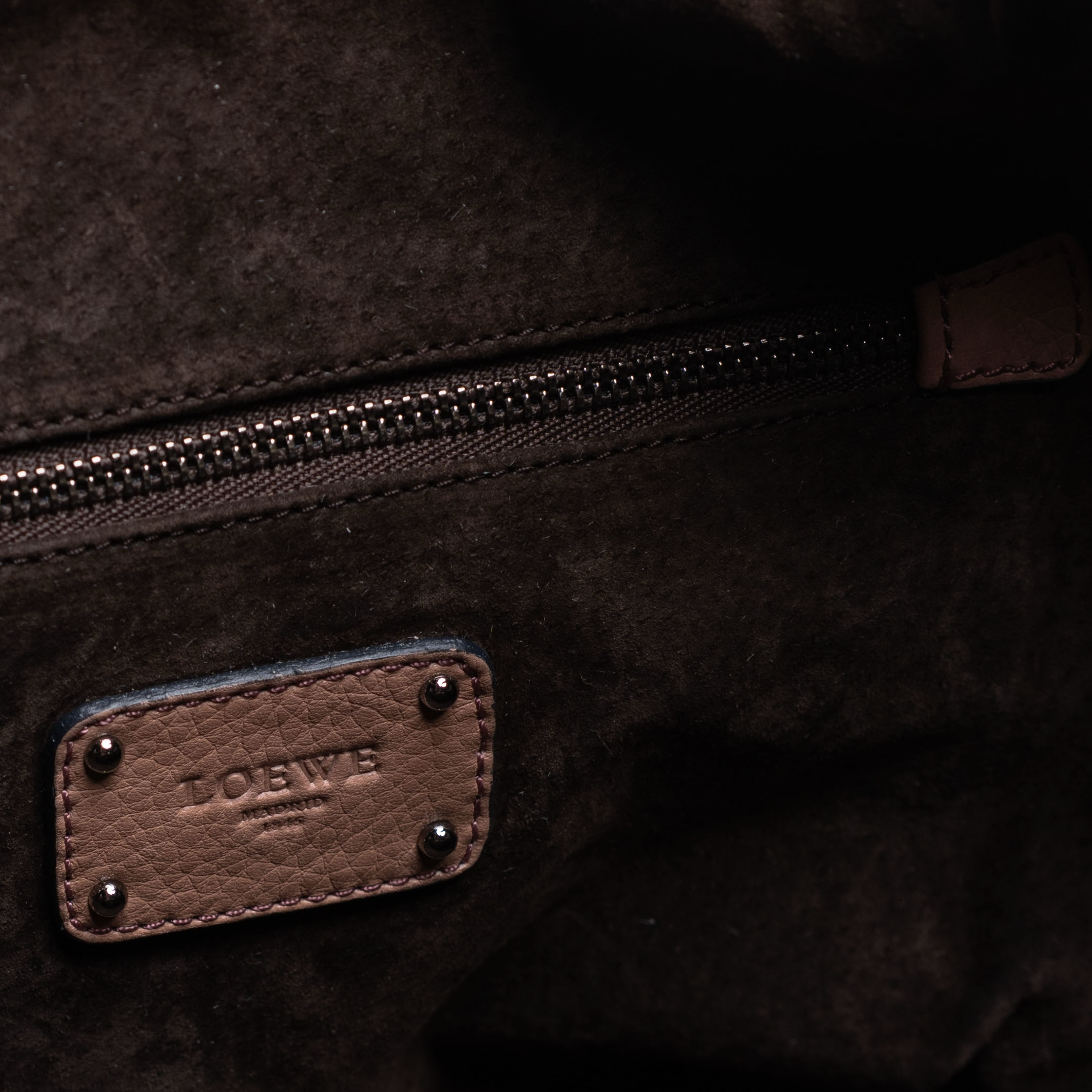 Authentic, Pre-owned Loewe Calle Lock Tote Bag, Rose