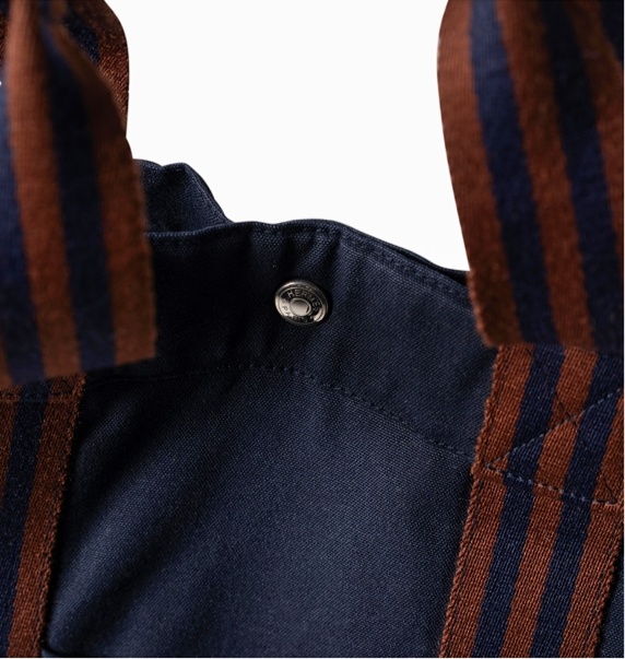 Hermes Toile Fourre Toute PM, Azul