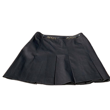 Minifalda plisada Gucci, negra, talla 42