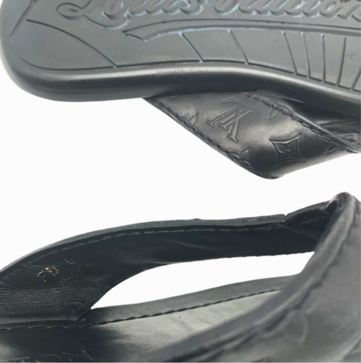 Sandalias de piel con monograma de Louis Vuitton para hombre
