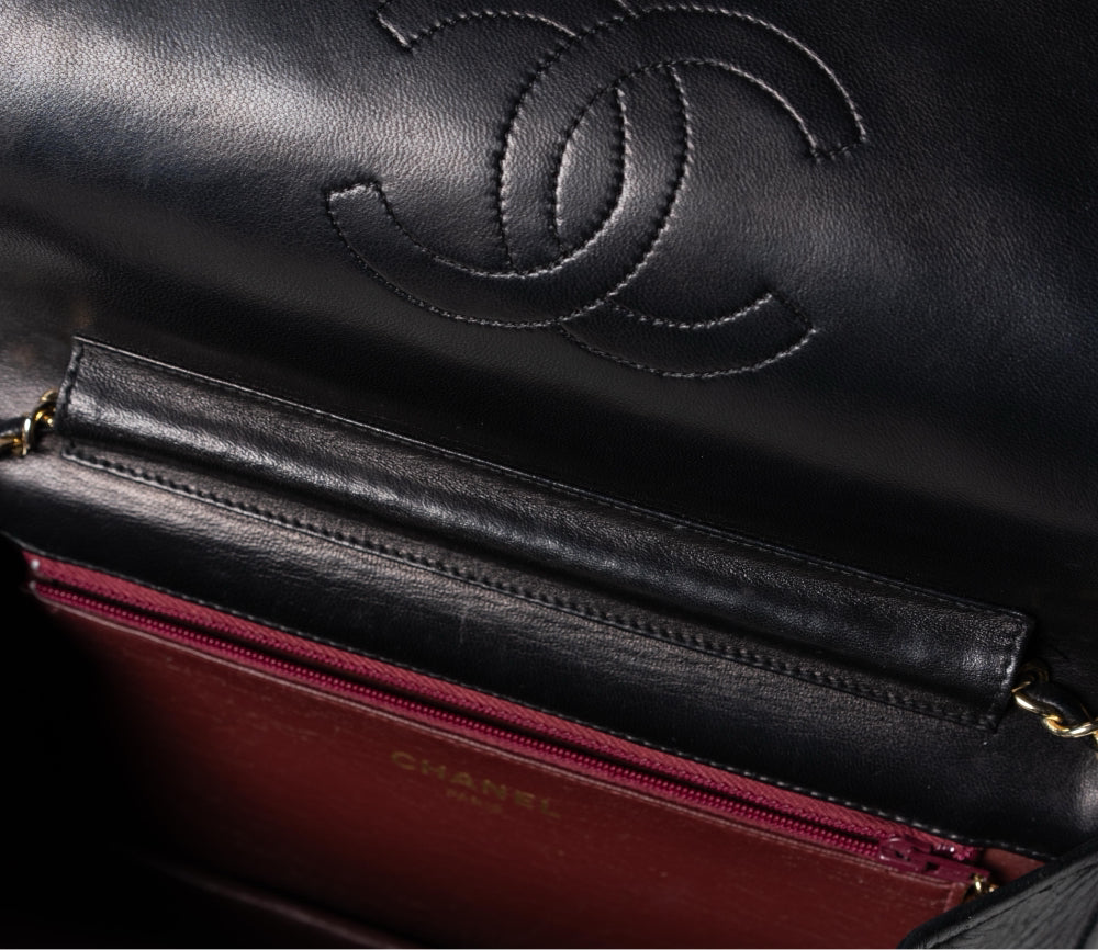 Bolso con solapa clásico atemporal Chanel Vintage, pequeño