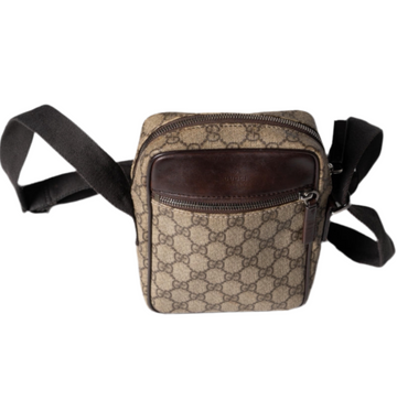 Bolso bandolera unisex Gucci Supreme con monograma GG