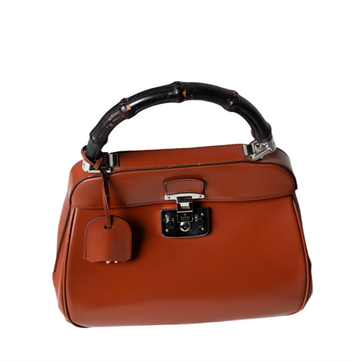 Gucci Bamboo Top- handle Lady Lock Bag