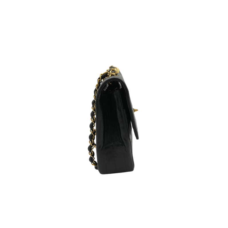 Chanel 2.55 Vintage, vertikale, gesteppte Lammleder-Flap-Tasche