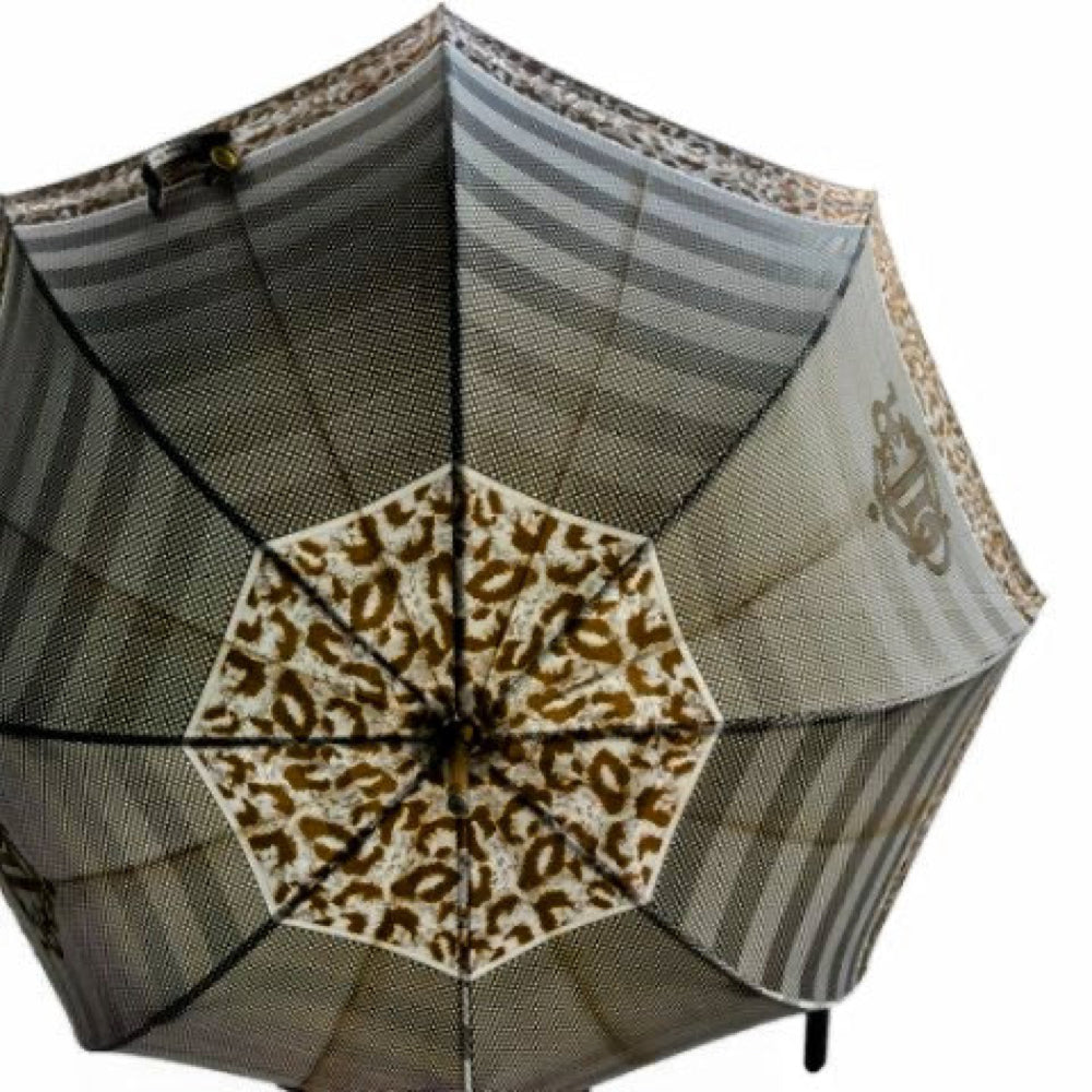 Paraguas con monograma y estampado animal de Christian Dior