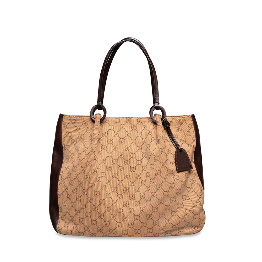 Bolso tote con monograma vintage de Gucci