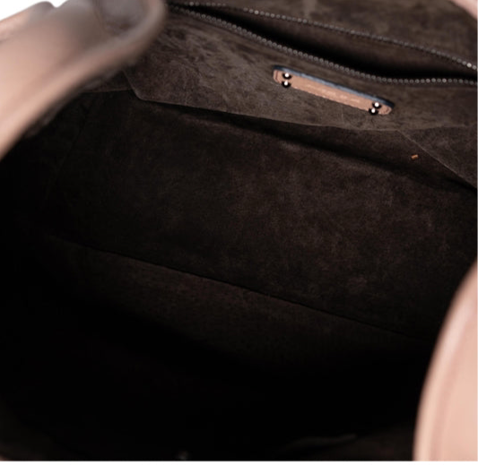 Bolso tote Loewe Calle Lock, rosa