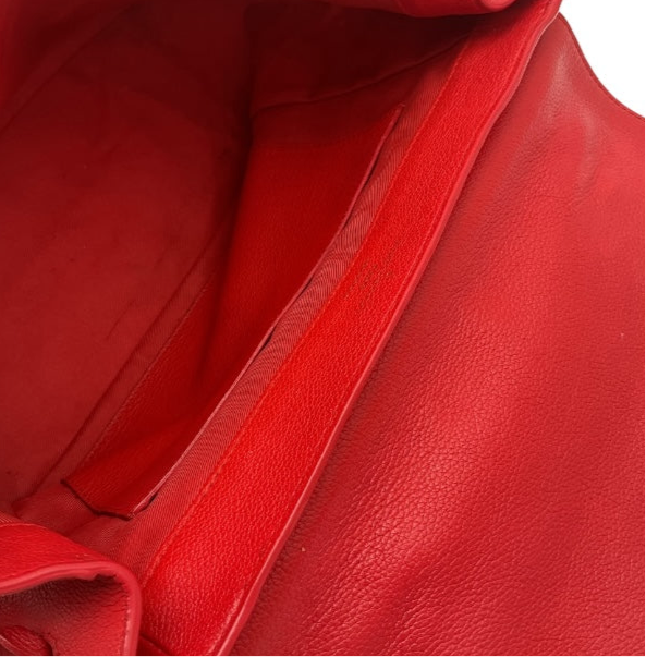 Bolso Louis Vuitton Lockme Taurillon, rojo