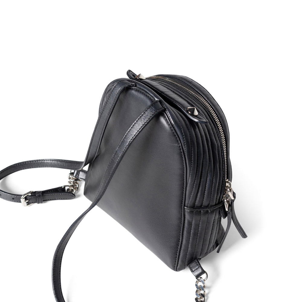 Mochila de piel Fendi By The Way, color negro