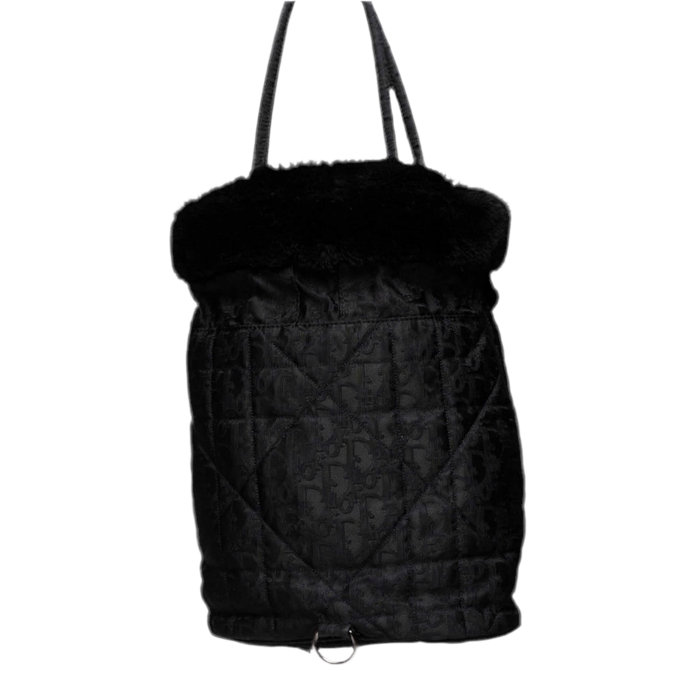Bolso con ribete de piel de Christian Dior
