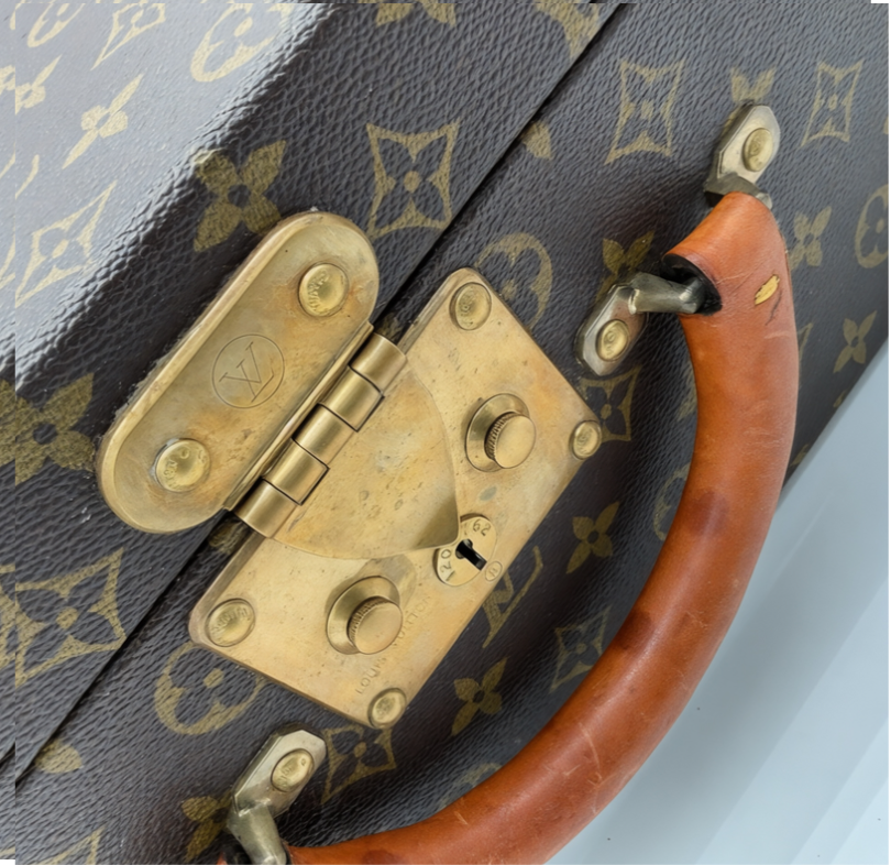 Authentic, Pre-owned Louis Vuitton Vintage President's Briefcase Trunk, Case