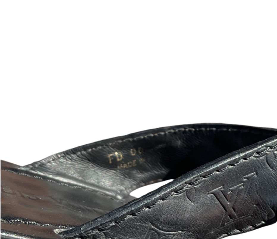 Sandalias de piel con monograma de Louis Vuitton para hombre