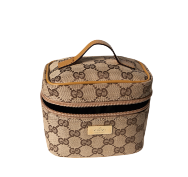 Gucci Mini-Kosmetikkoffer, Beige
