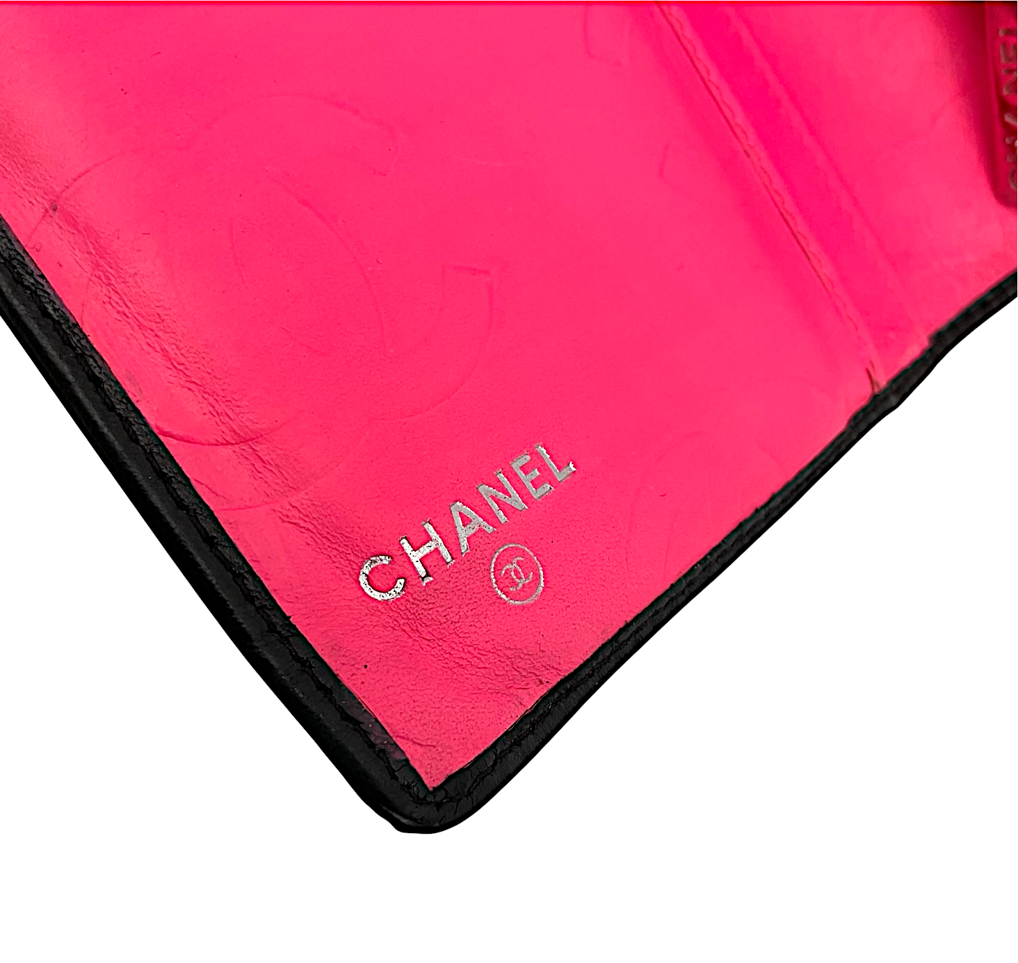 Chanel Cambon Yen Geldbörse, Schwarz