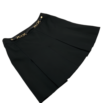 Gucci Pleated Mini Skirt, Black Size  42