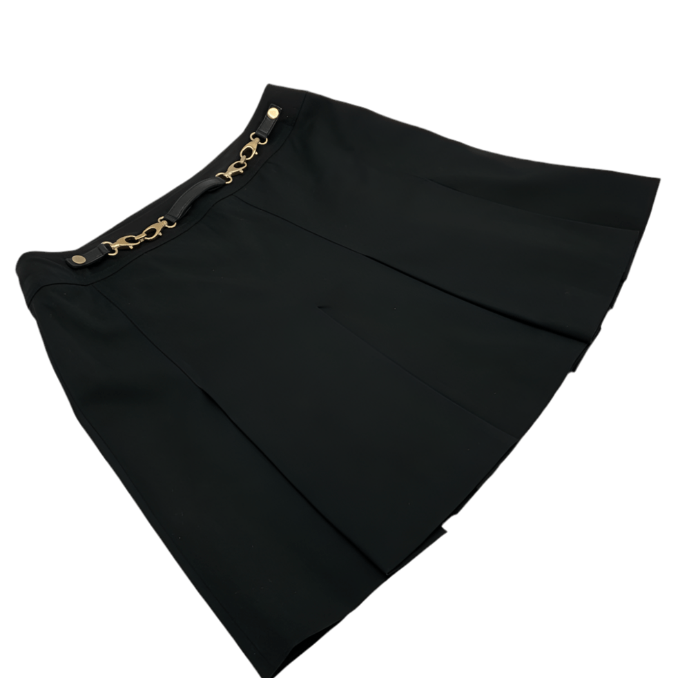 Gucci Pleated Mini Skirt, Black Size  42