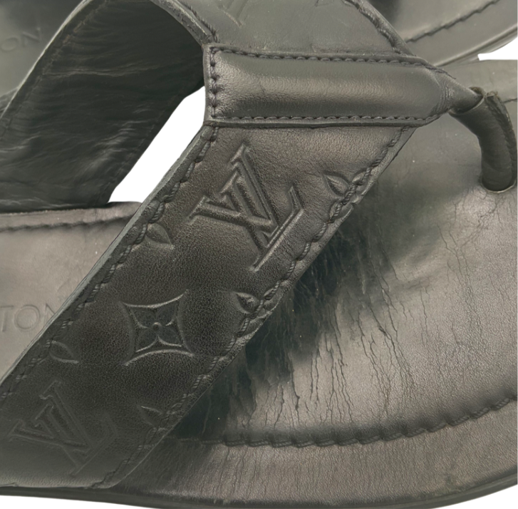 Sandalias de piel con monograma de Louis Vuitton para hombre