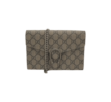 Authentic, Pre-owned Gucci Dionysus Wallet On A Chain Crossbody Bag