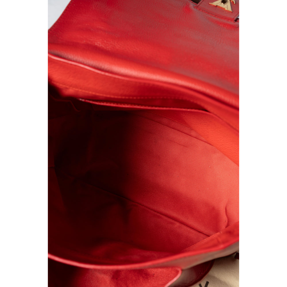 Bolso Louis Vuitton Lockme Taurillon, rojo