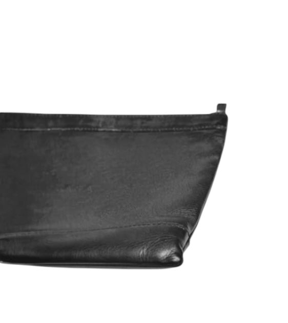 Authentic, Pre-owned Balenciaga Unisex Leather Clutch Bag, Black