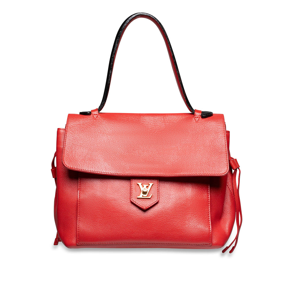 Bolso Louis Vuitton Lockme Taurillon, rojo