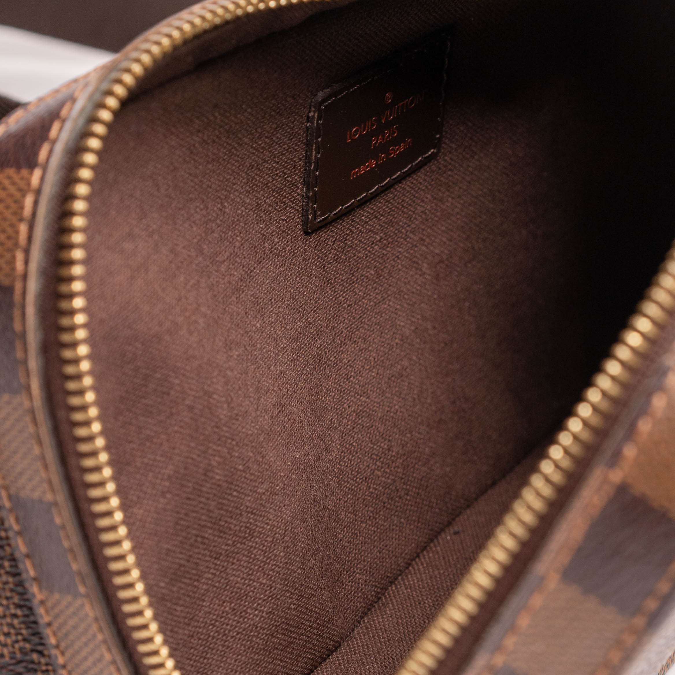 Authentic, Pre-owned Louis Vuitton Ebene Damier Geronimos Sling Blag