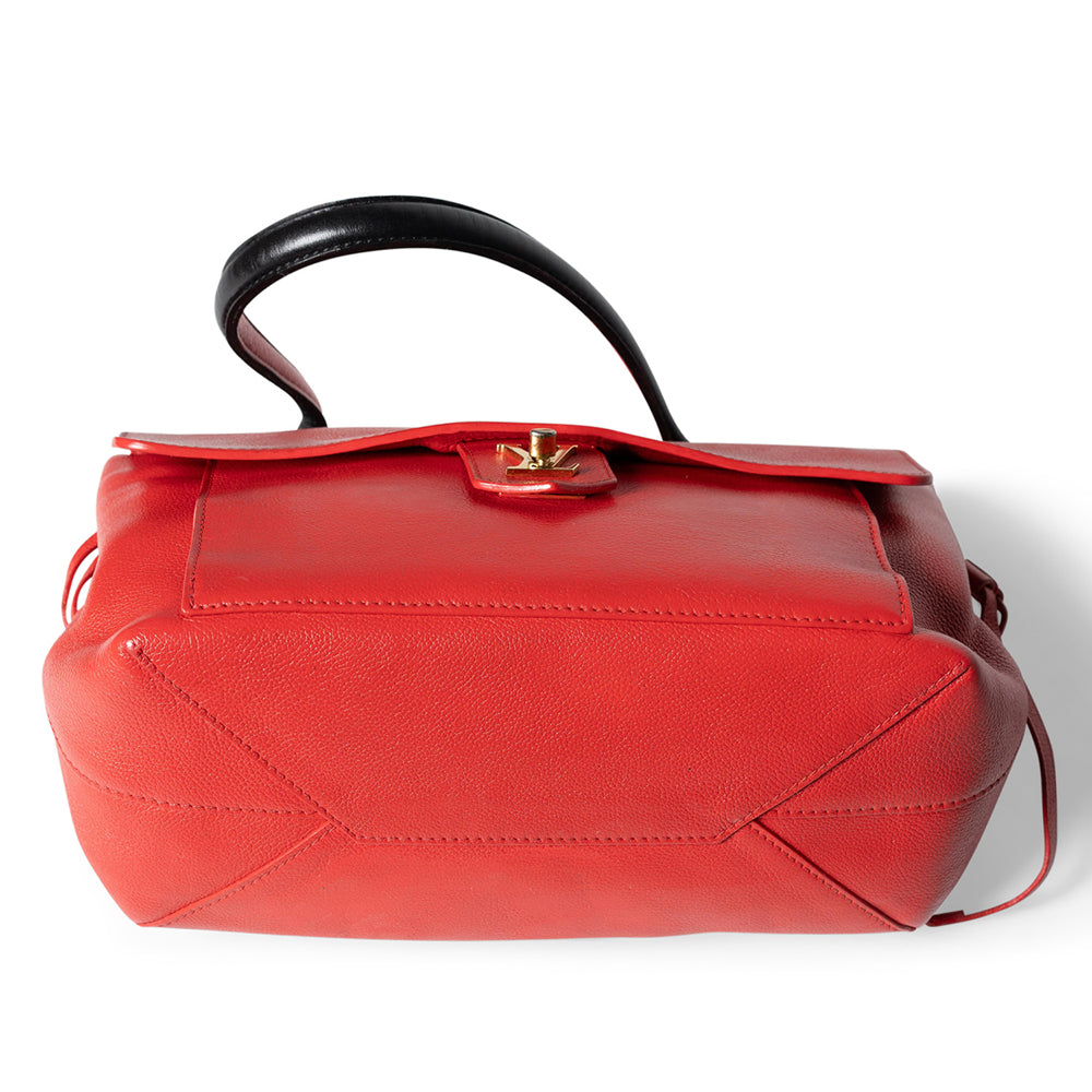 Bolso Louis Vuitton Lockme Taurillon, rojo