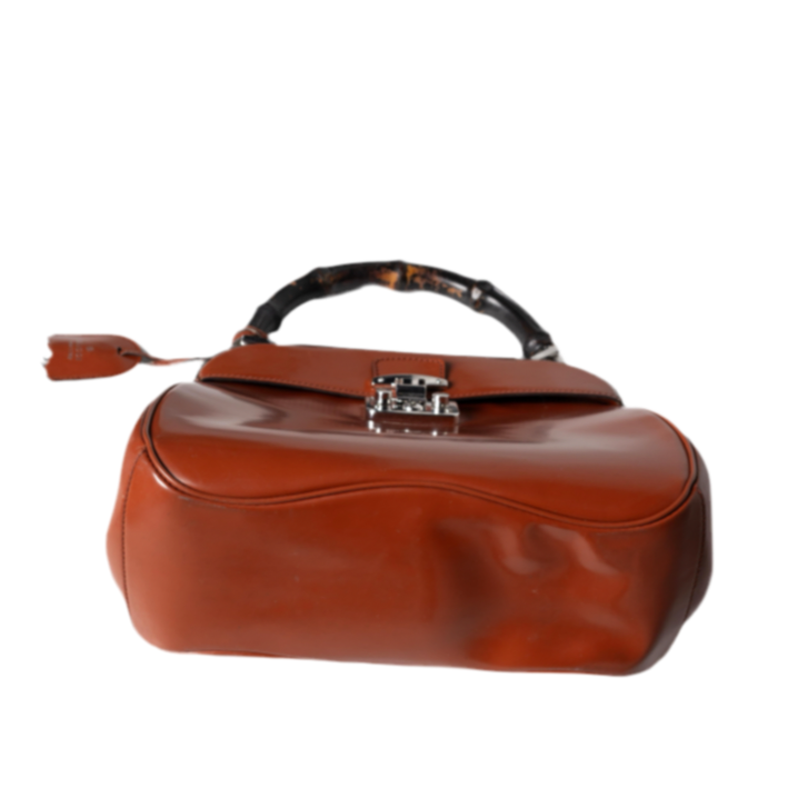 Gucci Bamboo Top- handle Lady Lock Bag