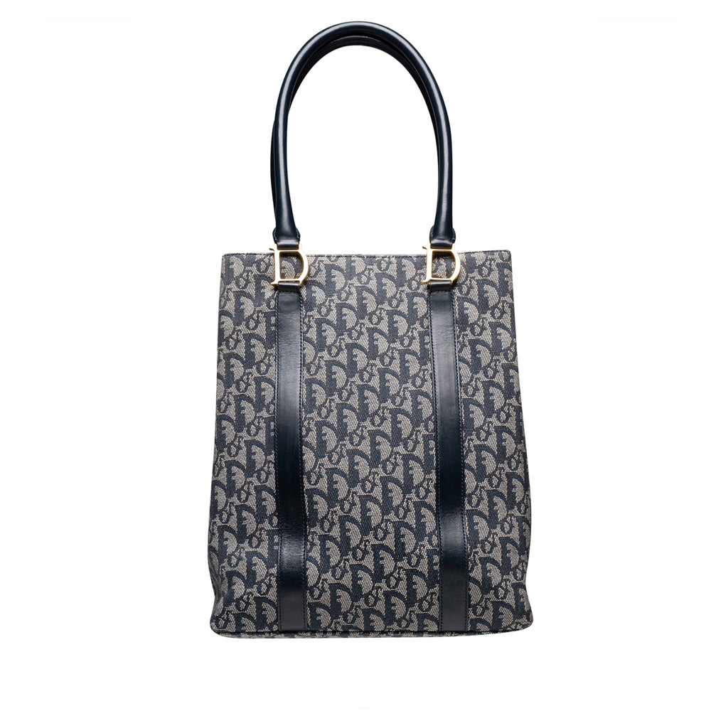 Christian Dior Trotter Tragetasche, Marineblau